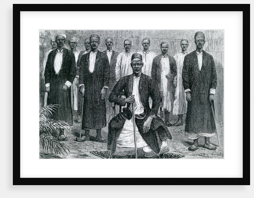Sekebobo Chief of Chagwe, Mtesa Chief of Uganda, Chambarango and Pokino the Prime Minister by English School