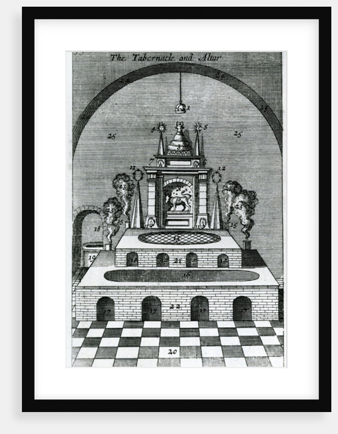 The Tabernacle and Altar by English School