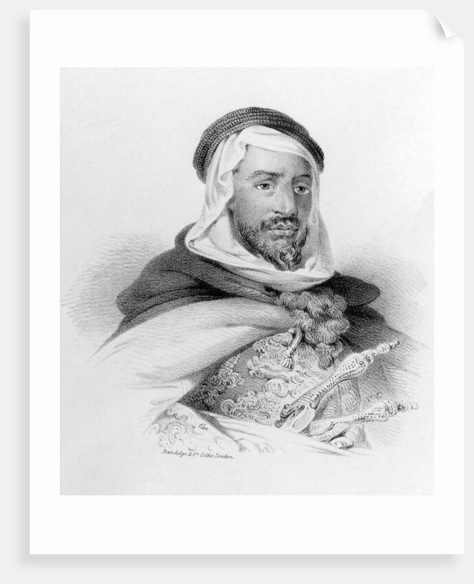 Hadgi Abd-El-Kader Ben Heideen, 1842 by English School