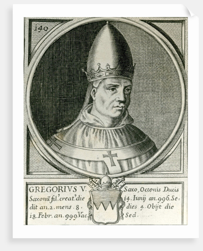 Pope Gregory V by English School
