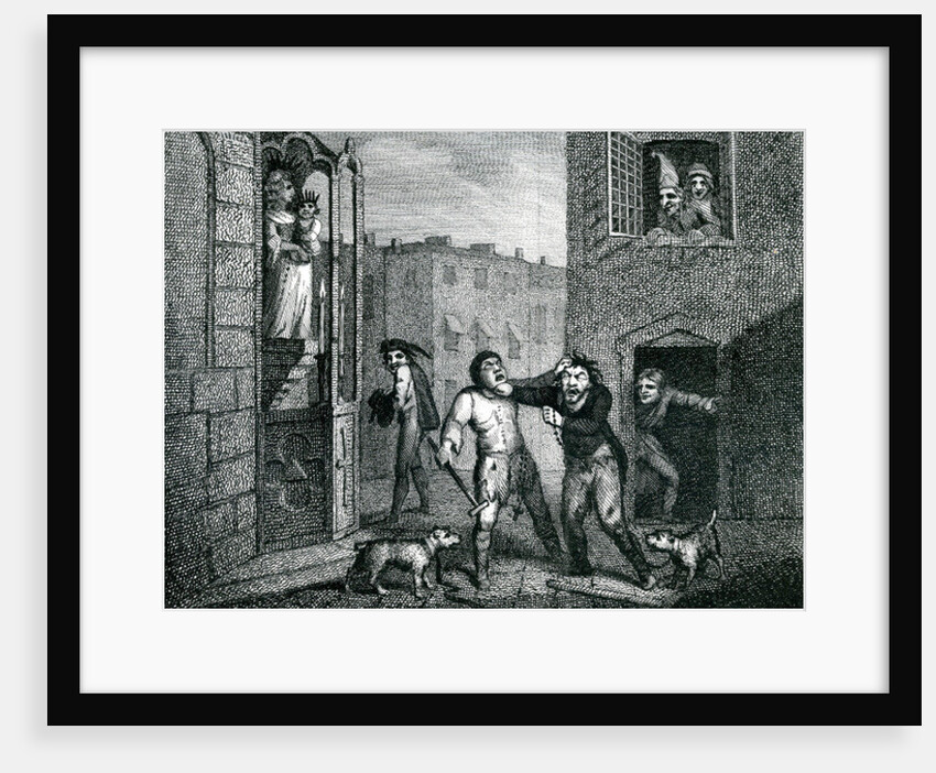 The Blind Beggars Hats 'The Wit's Magazine' 1784 by Samuel Collings