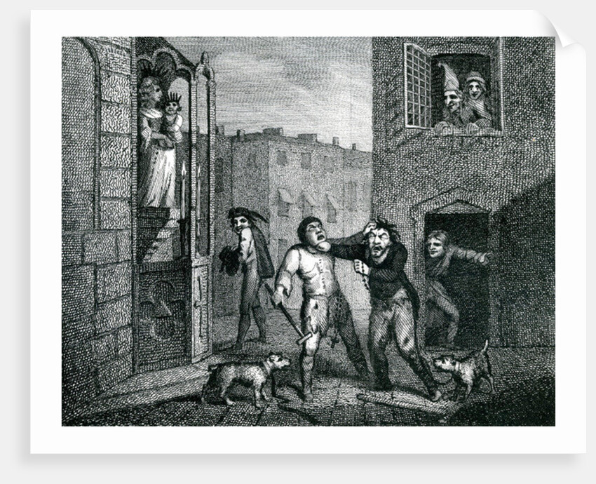 The Blind Beggars Hats 'The Wit's Magazine' 1784 by Samuel Collings