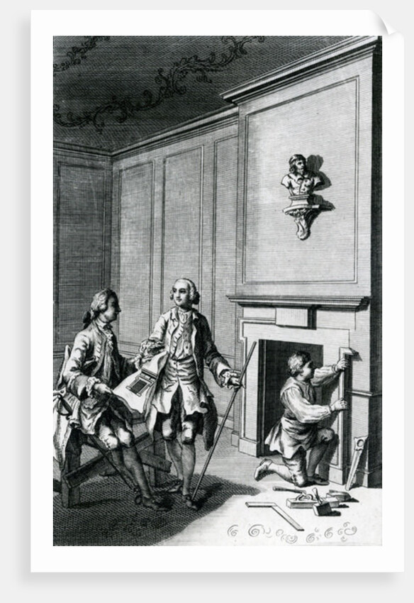 Construction of a Chimney Breast by English School