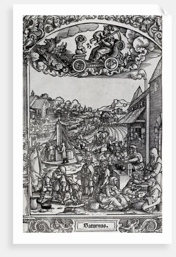 Saturn, c.15th by Italian School