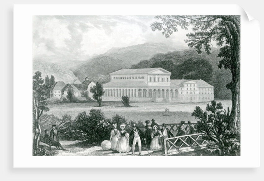 The Grosse Kursaal, Bad Bruckenau, 1833 by German School