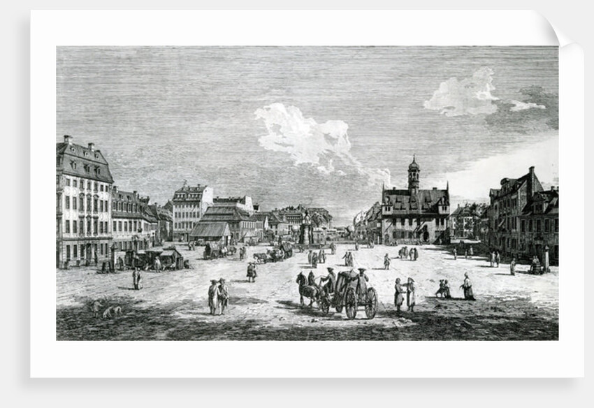 View of Dresden by Bernardo Belotto Canaletto
