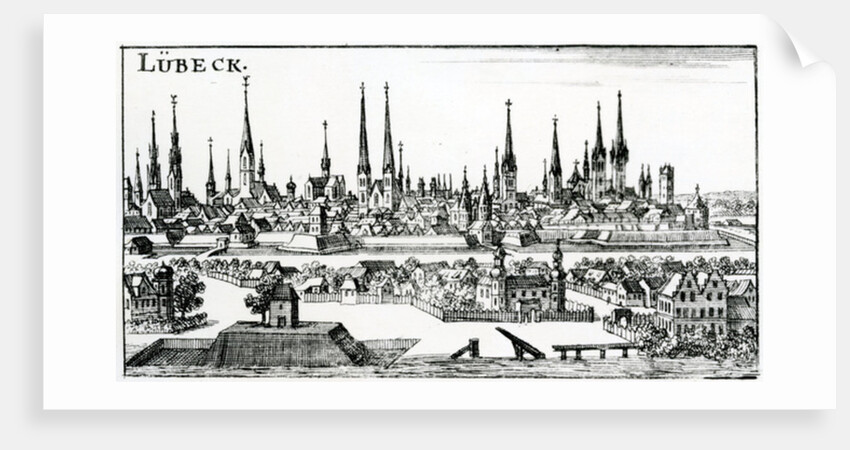Lubeck, 17th century by School German