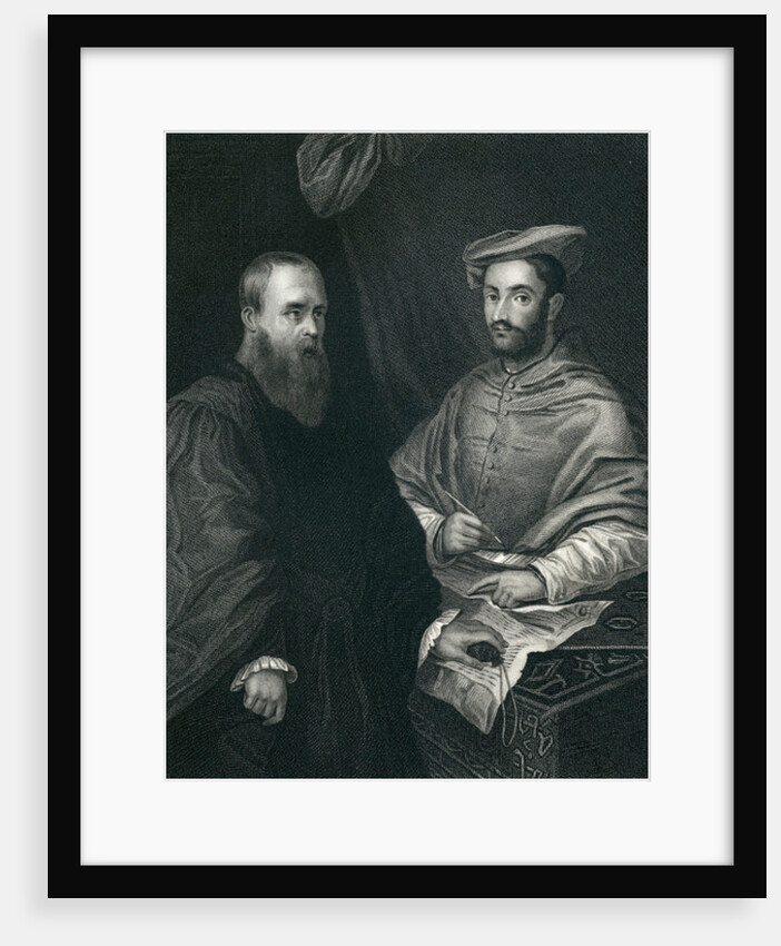 Cardinal Hippolito De Medici and Sebastiano Del Piombo by Sebastiano del Piombo