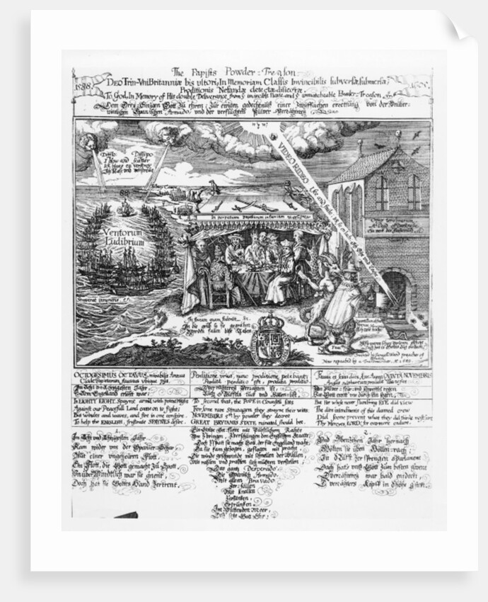 To God, in Memory of his Double Deliverance from the Invincible Navy and the Unmatchable Powder Treason, repr. by a Transmariner, 1689 by Samuel (after) Ward