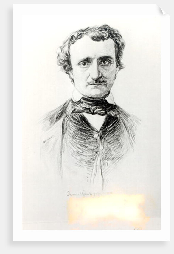 Edgar Allan Poe 1907 by Ismael Gentz