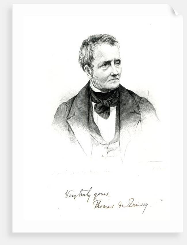 Thomas de Quincey by Francis Croll