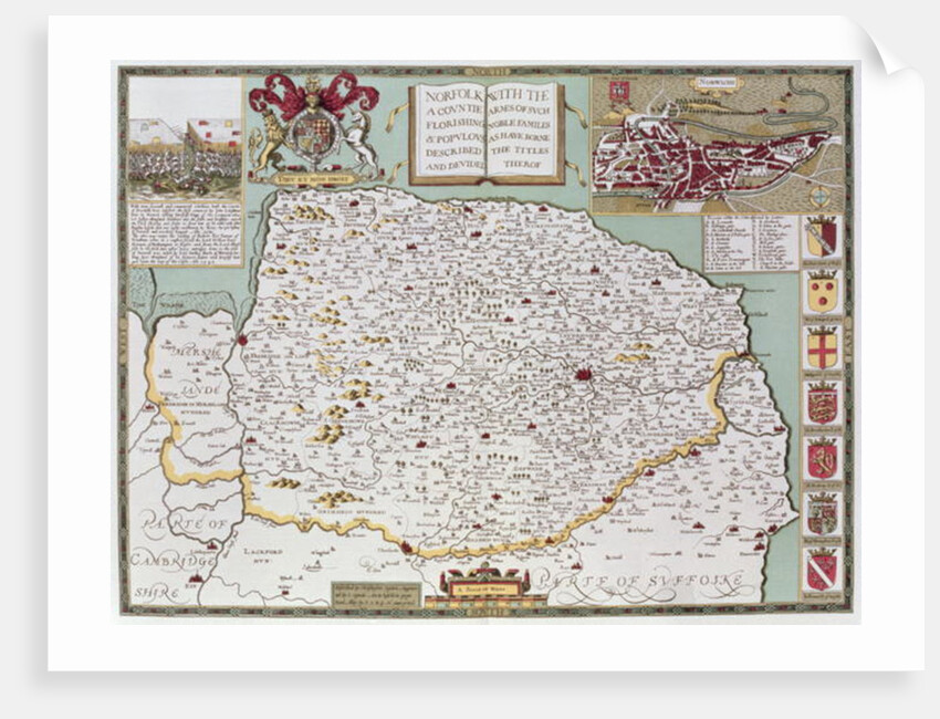 Norfolk by John Speed