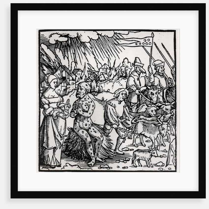 The Black Death, 1348 by English School