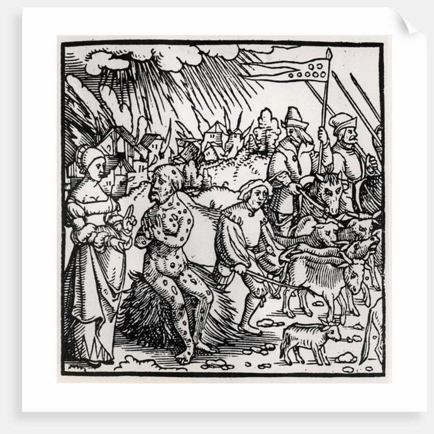 The Black Death, 1348 by English School