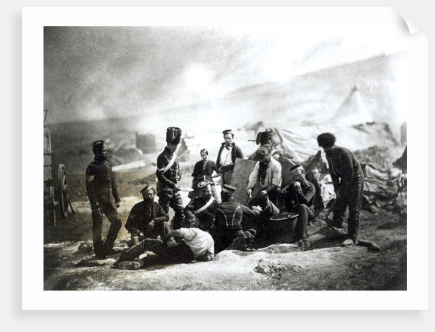 Soldiers in the Crimea, c.1855 by Roger Fenton