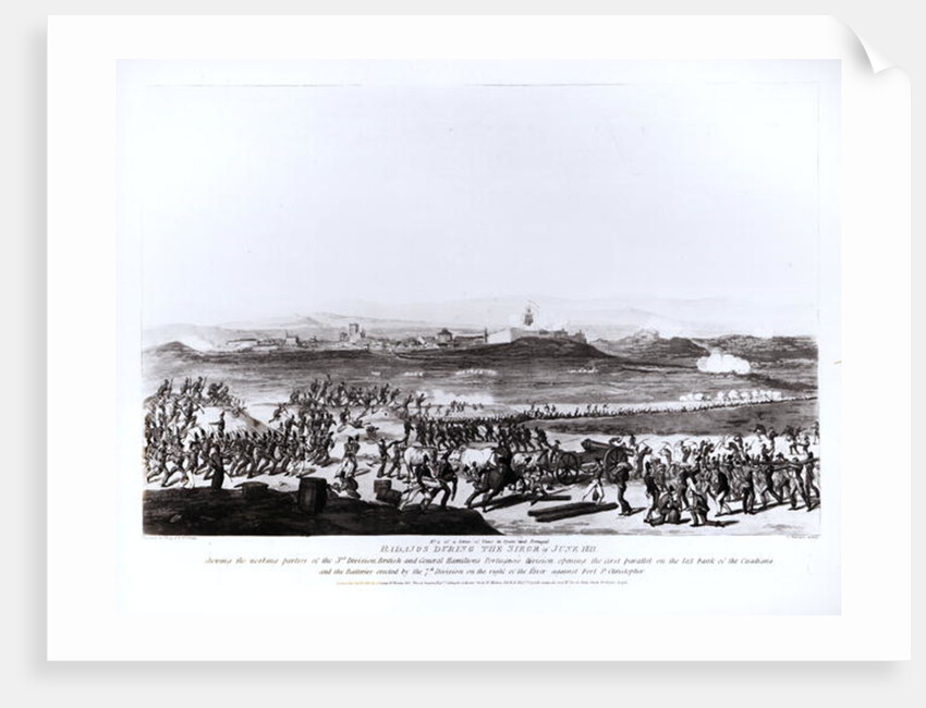 Badajos During the Siege of June 1811 by Thomas Staunton St. Clair