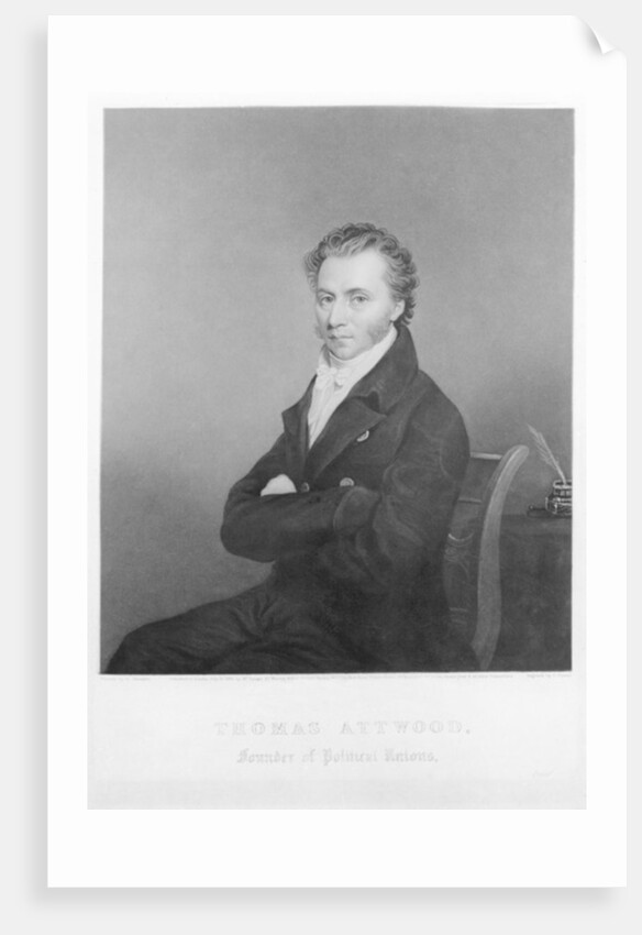 Thomas Attwood, 1832 by George (after) Sharples