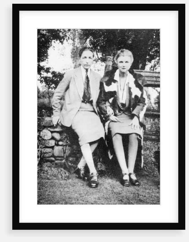 Radclyffe Hall and Una Troubridge in Edy Craig's Garden at Smallhythe, 1931 by English Photographer