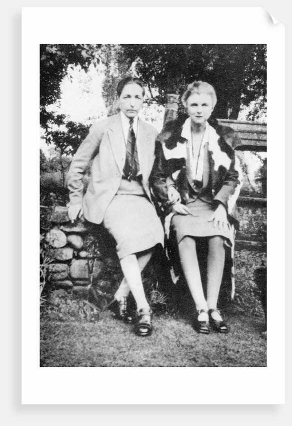 Radclyffe Hall and Una Troubridge in Edy Craig's Garden at Smallhythe, 1931 by English Photographer