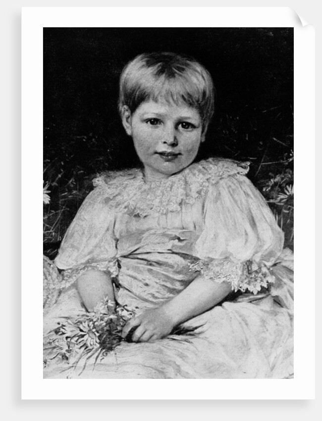 Radclyffe Hall aged 5 by English School