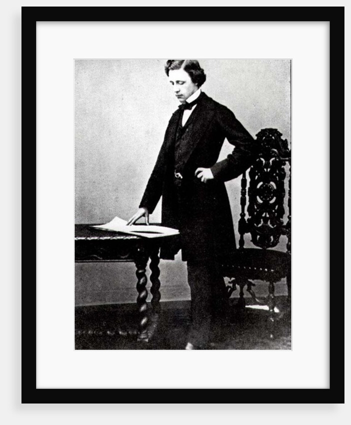 Lewis Carroll aged 29 by English Photographer