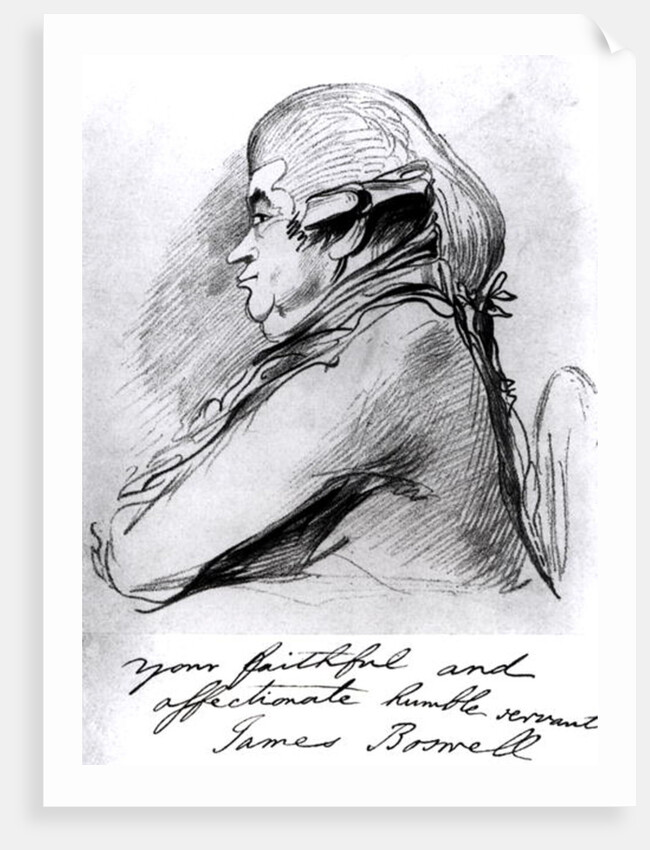 James Boswell, c.1790-95 by Thomas Lawrence