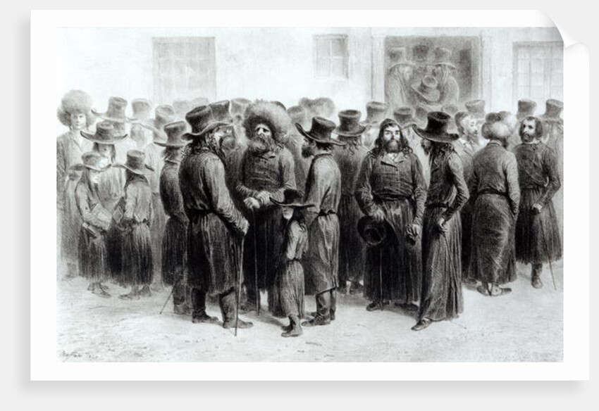 Jewish Traders and Merchants, printed by Auguste Bry by French School