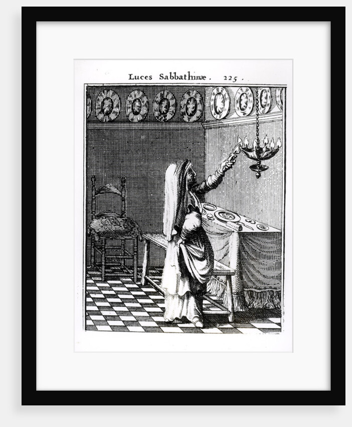 The Lighting of the Sabbath Candles by English School