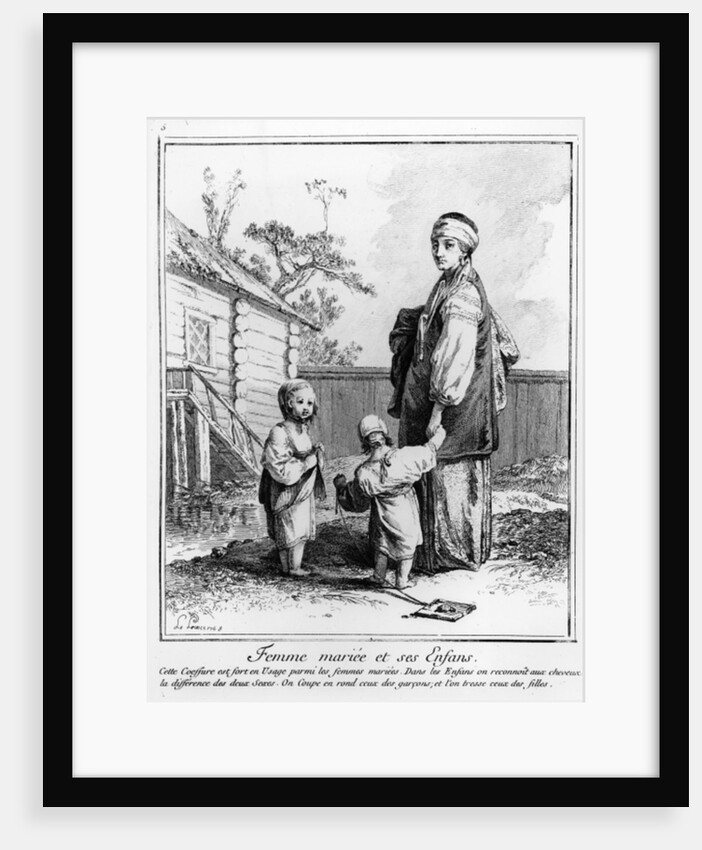 A Married Jewish Woman and her Children by French School