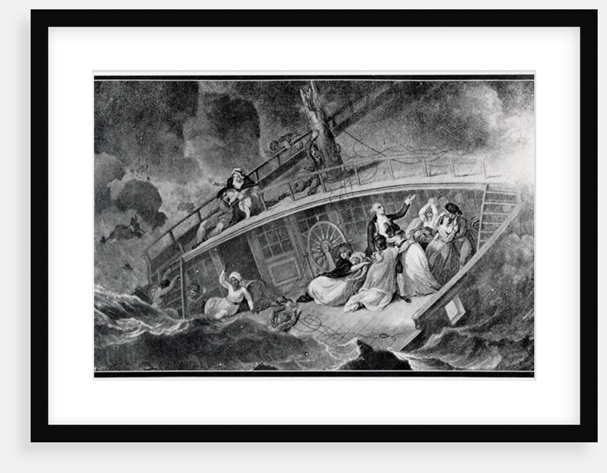 The Loss of the East Indiaman 'Halsewell', 6 January 1786 by English School