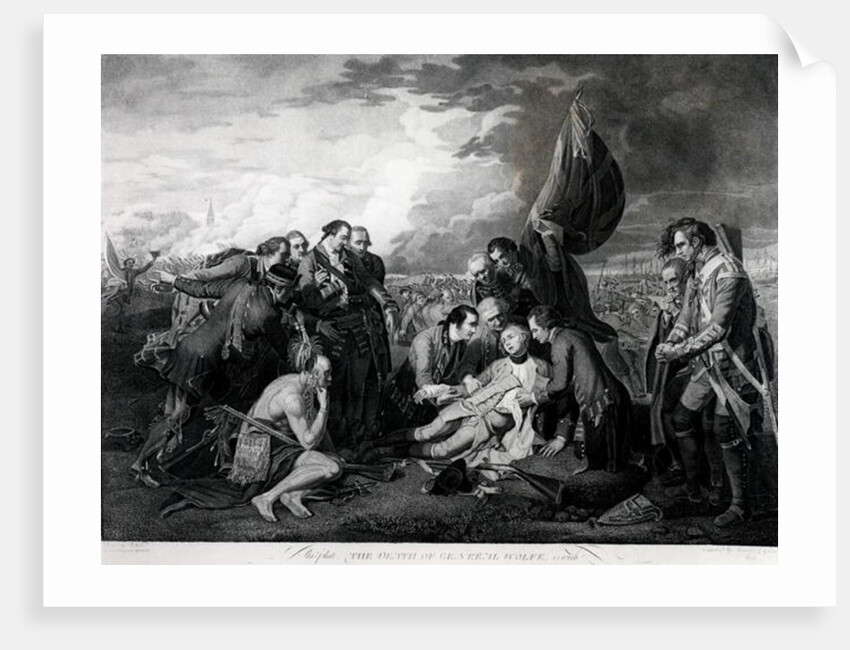 The Death of General Wolfe 1759 by Benjamin West (after)