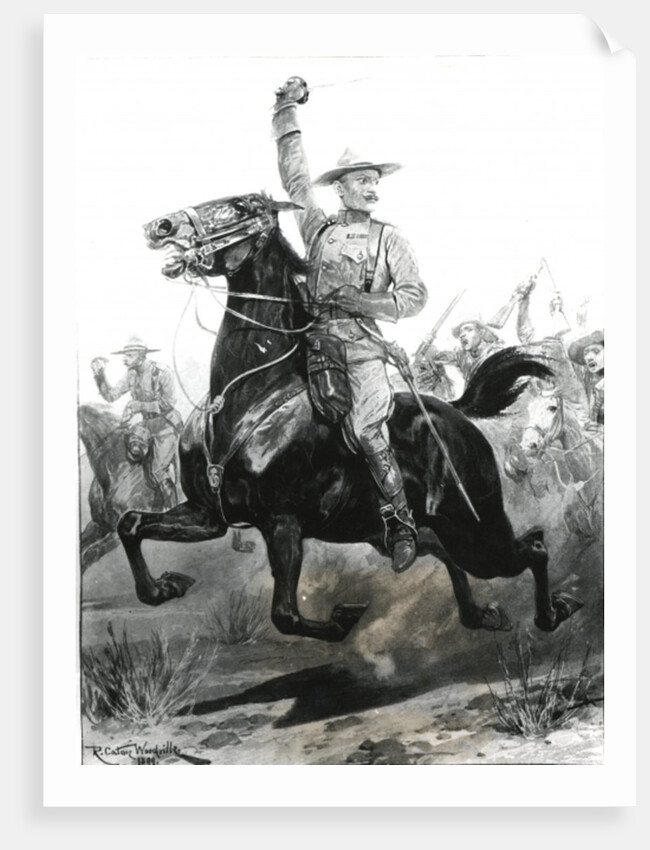 The Defender of Mafeking, Colonel Baden-Powell in the uniform of the special corps he has raised in British Bechuanaland, 1899 by Richard Caton II Woodville