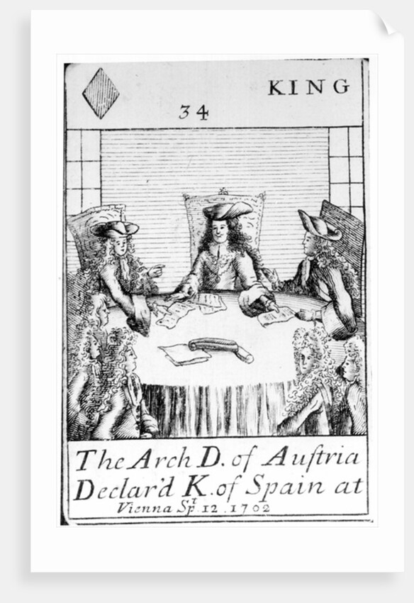 The Archduke of Austria Declared King of Spain at Vienna, 12 September 1702 by English School