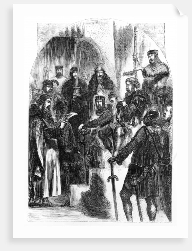 Wallace Crowned with Laurel in Westminster Hall by English School