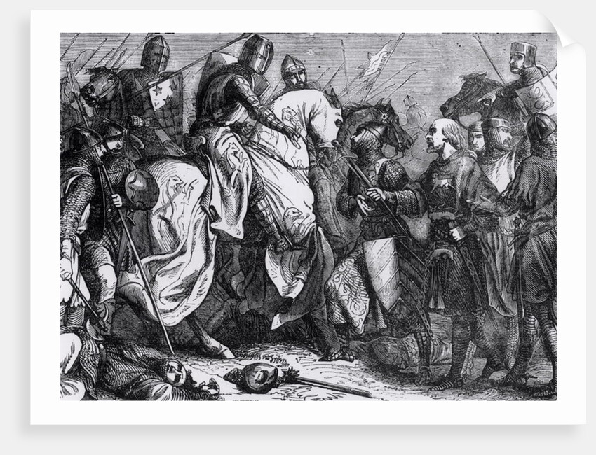 Henry III at the Battle of Lewes, 14th May 1264 by Felix (after) Philippoteaux