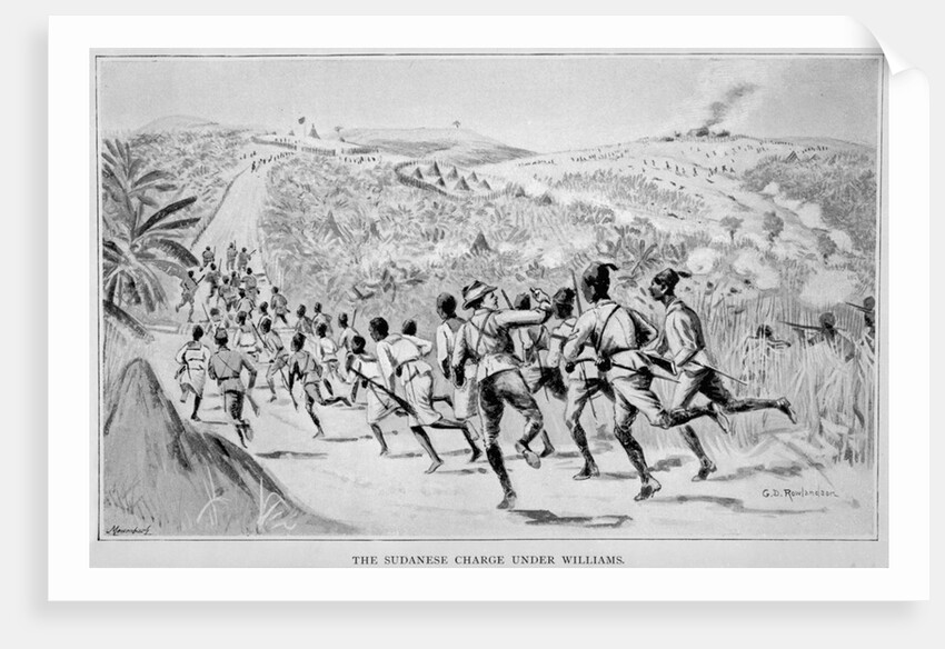 The Sudanese Charge under Williams by George Derville Rowlandson