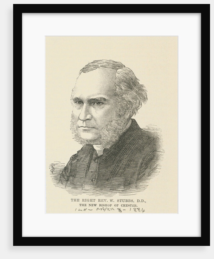 The Right Reverend William Stubbs, 1884 by English School