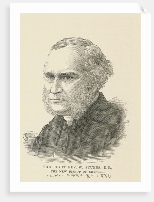 The Right Reverend William Stubbs, 1884 by English School