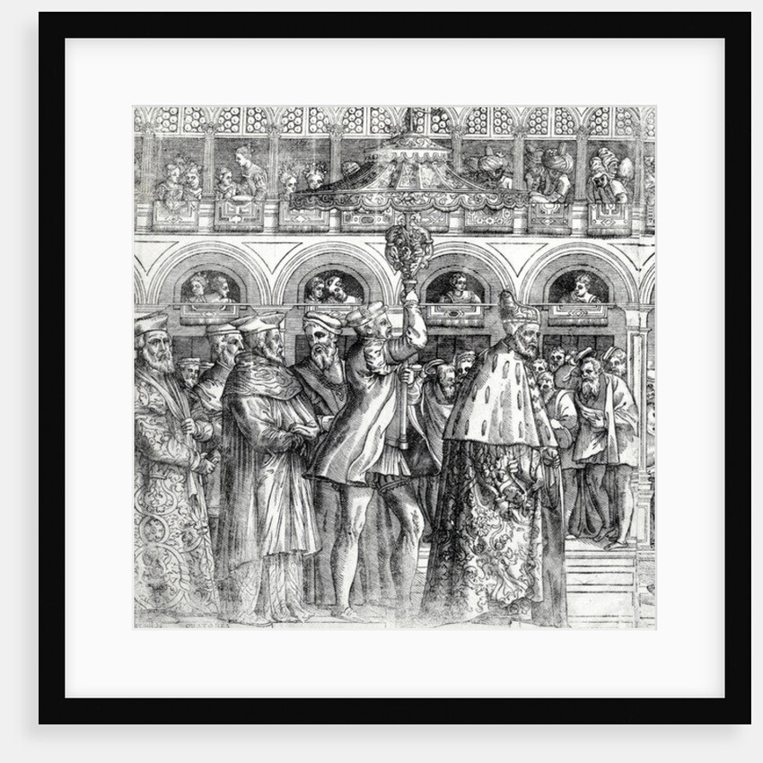 Dogal Procession, c.1555-60 (detail of 476245 by Matteo Pagani