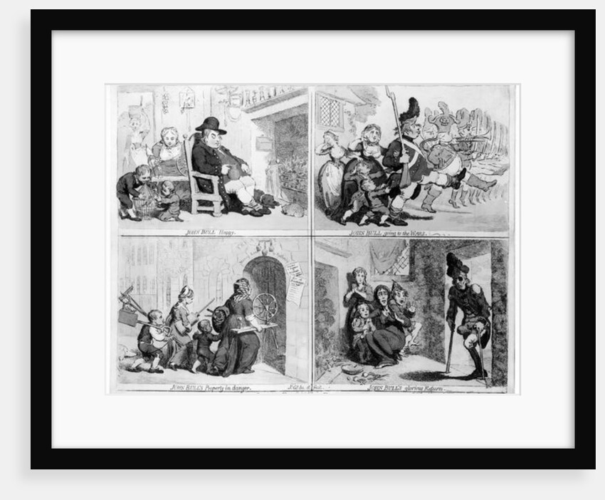 John Bull's Progress by James Gillray