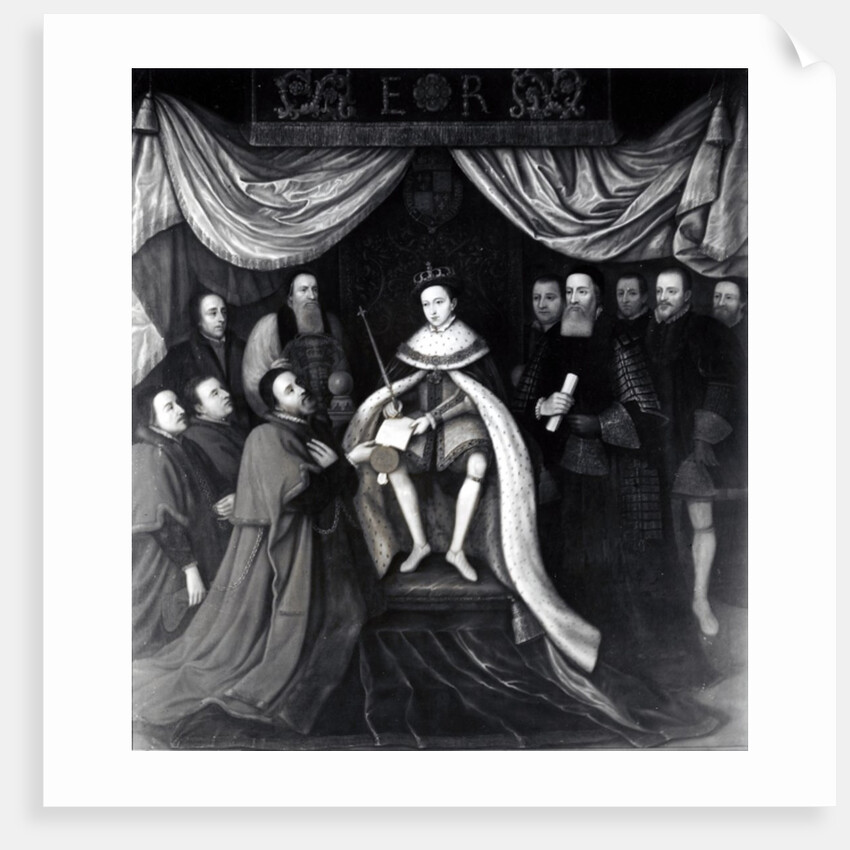 Edward VI Granting the Charter to Bridewell and Bethlehem Hospitals in 1553 by English School