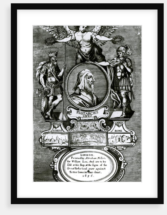Frontispiece of 'Plutarch's Lives' by Plutarch, pub. in 1656 by Francis Barlow