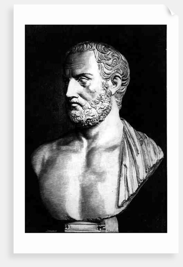 Bust of Thucydides by Felix Jules Lacaille