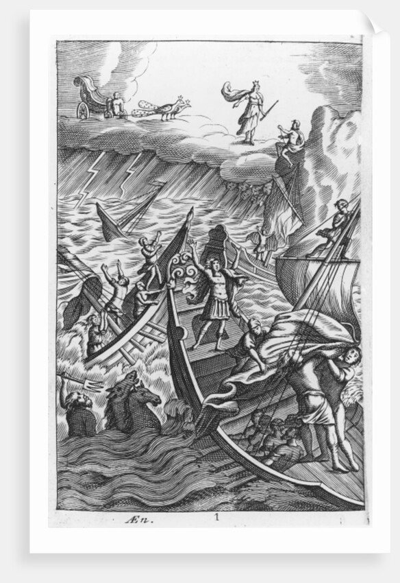 Illustration from 'The Aeneid' by Virgil by English School