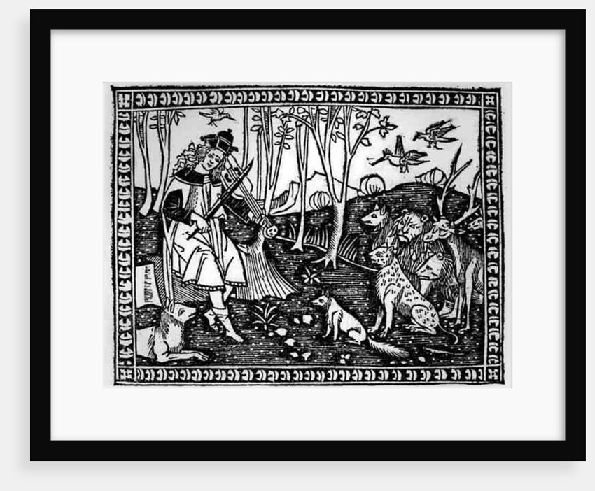 Orpheus Playing to the Animals, 1500 by Italian School
