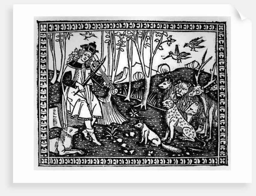 Orpheus Playing to the Animals, 1500 by Italian School