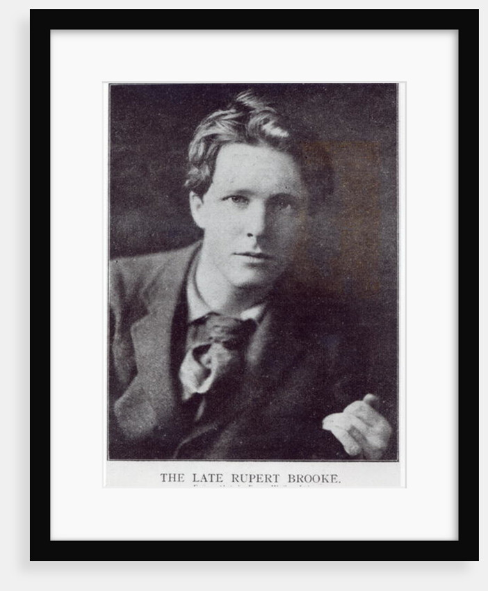 Portrait of Rupert Brooke by English Photographer