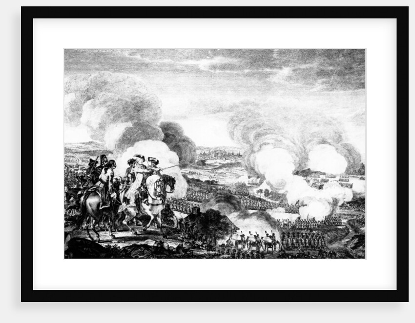 The Battle of Prague, Fought on the 6th May 1757 by English School