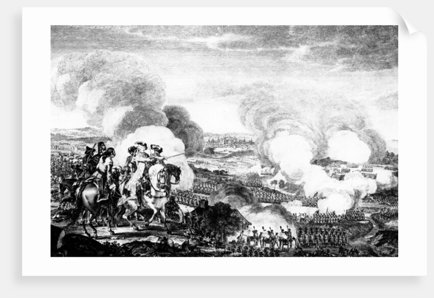 The Battle of Prague, Fought on the 6th May 1757 by English School
