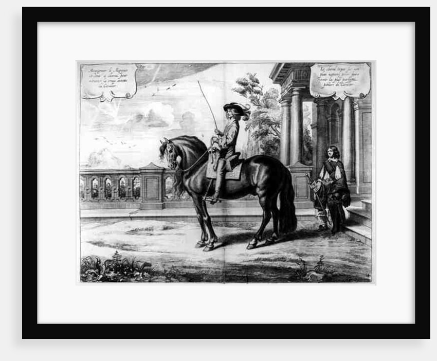 Illustration from a Riding Manual by Abraham Jansz. van Diepenbeeck